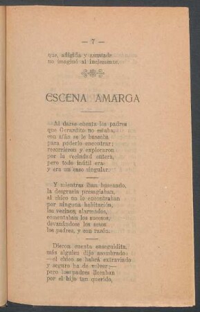 Escena amarga