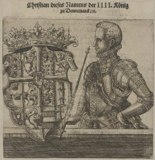 Bildnis von Christian IV., König von Dänemark