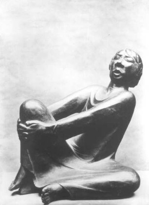 Der singende Mann : Der singende Mann. Bronze; Höhe 50 cm (1928; E. Barlach)