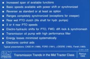 Transmission Trends in the Mid Tractor Class