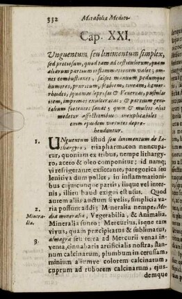 Cap. XXI. Unguentum seu linimentum simplex ...