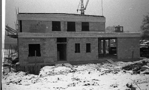 Richtfest für die neue Mehrzweckhalle der Sportvereinigung Germania.