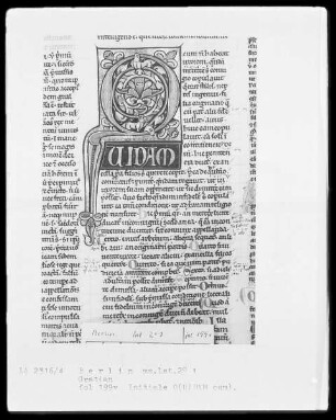 Gratian — Initiale Q(uidam cum), Folio 199verso