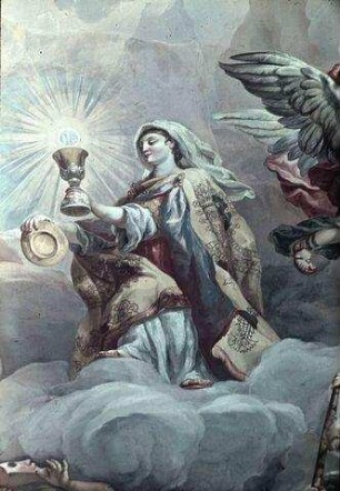 Intercessio des heiligen Karl Borromäus vor der Heiligen Dreifaltigkeit