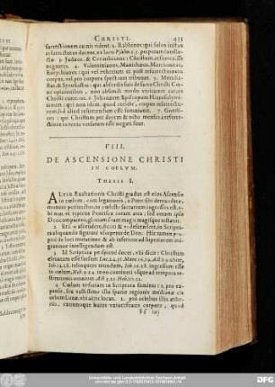 VIII. De Ascensione Christi In Coelum.
