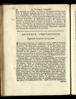 Appendix Compendiaria Figuarum Cælestium insculptarum.