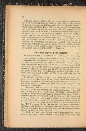 Aesthetische Erziehung und Charakter : Schluß