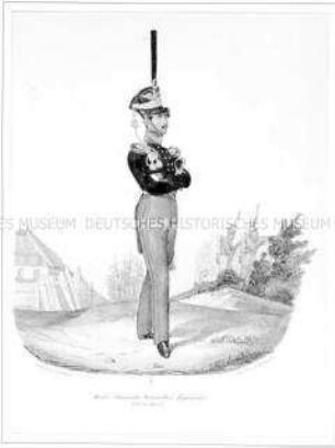Offizier des Kaiser-Alexander-Grenadier-Regimentes - aus der Serie: 1. Garde Régiment