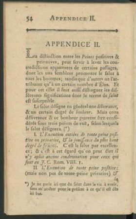 Appendice II.
