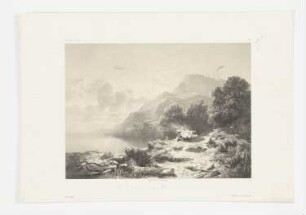 Berglandschaft, Blatt 15 der Folge "Werke"
