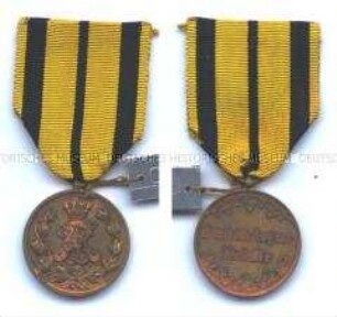 Bronzene Friedrich-August-Medaille am Friedensband