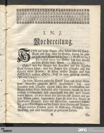 Vorbereitung.