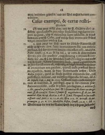 Casus exempti, & certæ restrictiones.