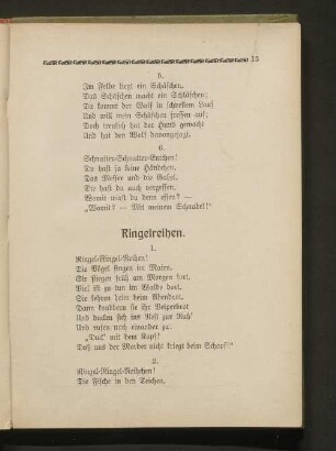 Ringelreihen