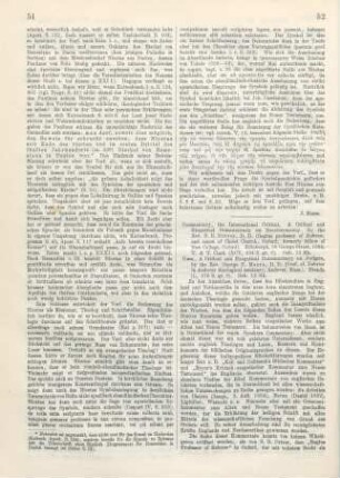 52-54 [Rezension] Driver, Samuel R., A critical and exegetical commentary on Deuteronomy