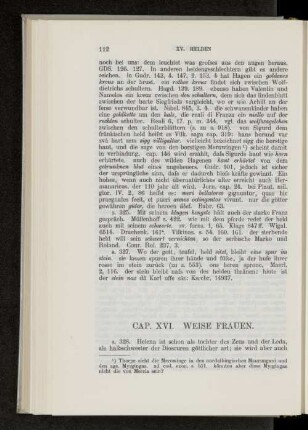 Cap. XVI. Weise Frauen.