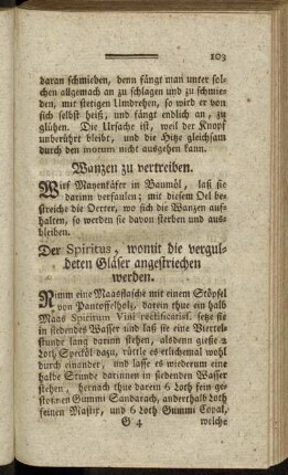 Wanzen zu vertreiben