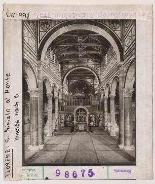 Florenz: S. Miniato, Inneres nach Osten
