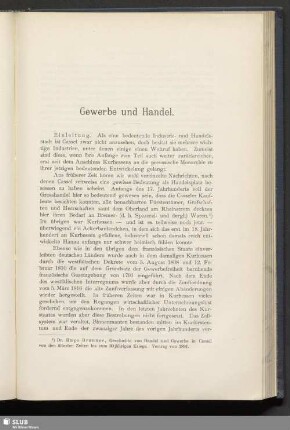 Gewerbe und Handel