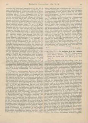286-287 [Rezension] Cave, Alfred, The inspriration of the Old Testament inductively considered