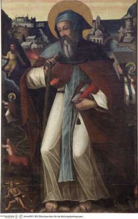 Der heilige Antonius Abbas