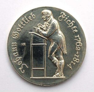 10-Mark-Stück zum 175. Todestag von Johann Gottlieb Fichte