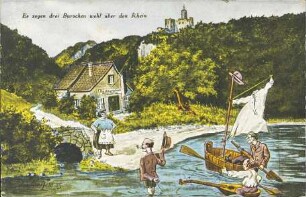 Es zogen drei Burschen wohl über den Rhein