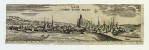 Ulm von Süden. Um 1654