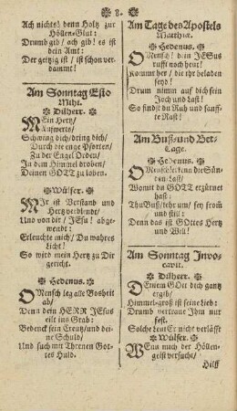 Am Tage des Apostels Matthiæ