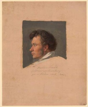 Bildnis Freund, Hermann Ernst (1786-1840), Bildhauer