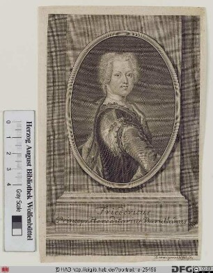 Bildnis Friedrich, Markgraf von Brandenburg-Bayreuth (reg. 1735-63)
