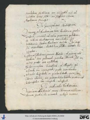 [fol. 4] De inscriptione studiosorum
