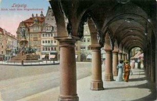 Leipzig: Blick nach dem Siegesdenkmal