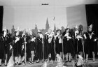 Freiburg: Kolpingsaal; Elferrat auf der Bühne