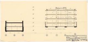 Physikalische Institute der Universität Köln: Kernphysik Schnitt A-A, 1:100