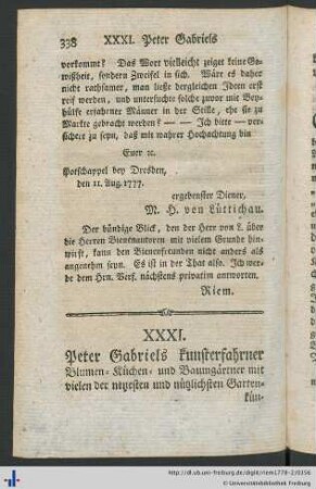 XXXI – XXXV.