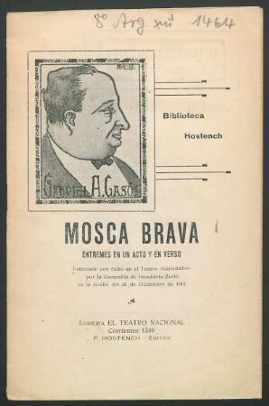 [Retrato de] Gabriel A. Gasós