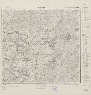 5604 (alte Nr.: 3263) Hallschlag, Meßtischblatt (4cm - Karte)