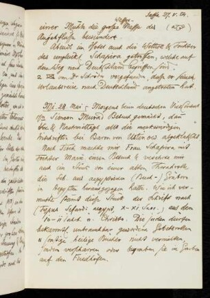 23r-25r 28.V.-29.V.1884 Jaffa