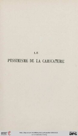 Le pessimisme de la caricature