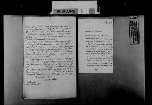Schreiben von Eduard Lasker, Berlin, an Julius Jolly: Anschluss der süddeutschen Staaten an den Norddeutschen Bund