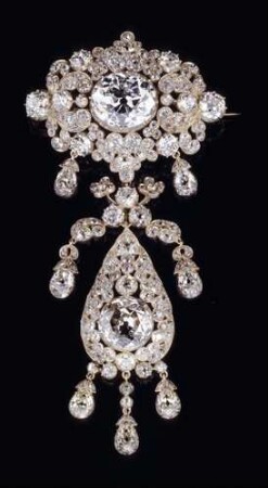 Brosche aus dem Brillantschmuck von Königin Pauline