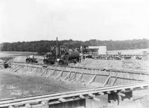 Mittellandkanal im Bau/Brücken