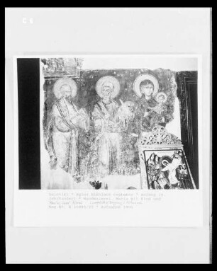 Paulus, Petrus und Madonna