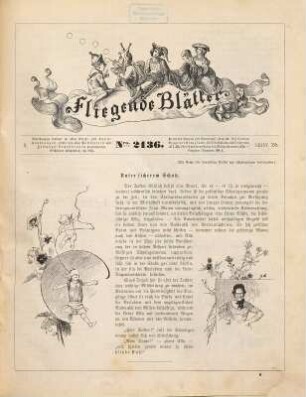 Fliegende Blätter. 85 = Nr. 2136 - 2161. 1886