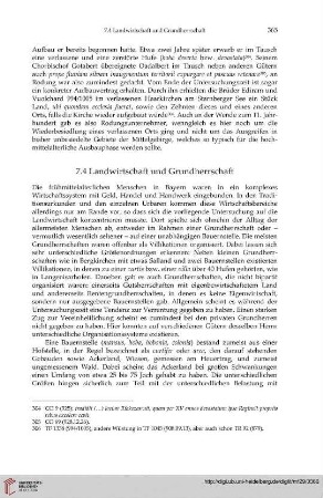 7.4 Landwirtschaft und Grundherrschaft