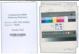 Entnazifizierung Paul Preuss , geb. 00.00.0000 ()