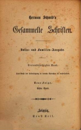 Gesammelte Schriften : Volks- u. Familienausg,, 33