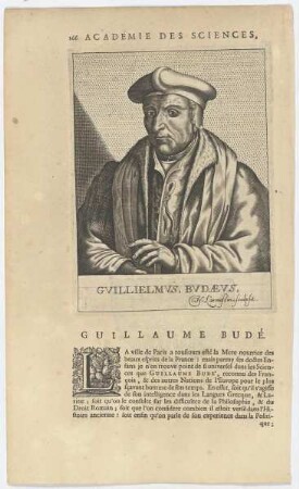 Bildnis des Guillaume Budé