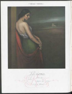 "La novia", óleo